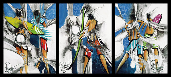 Surf Talk Triptych