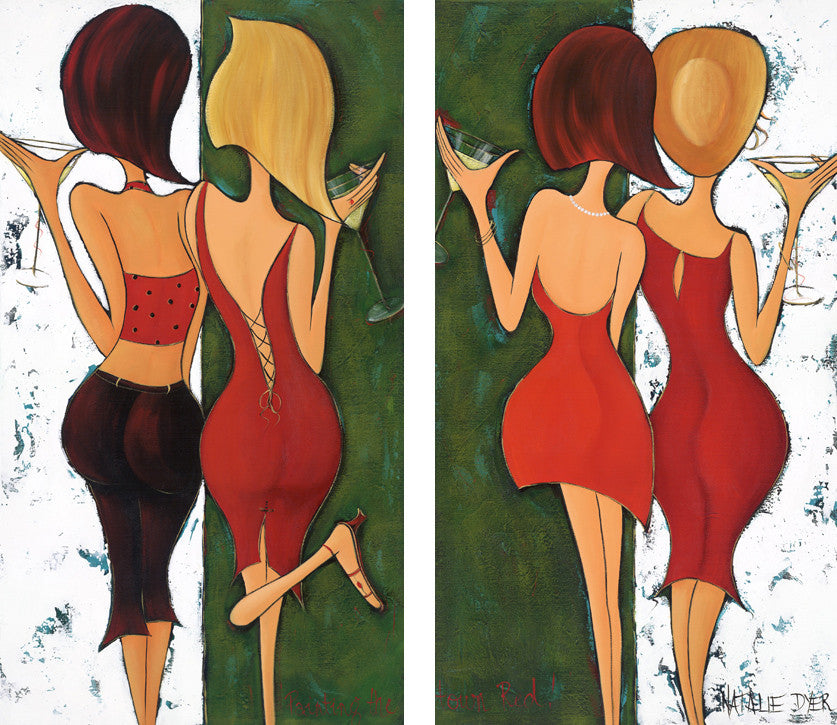 Painting The Town Red (Diptych)